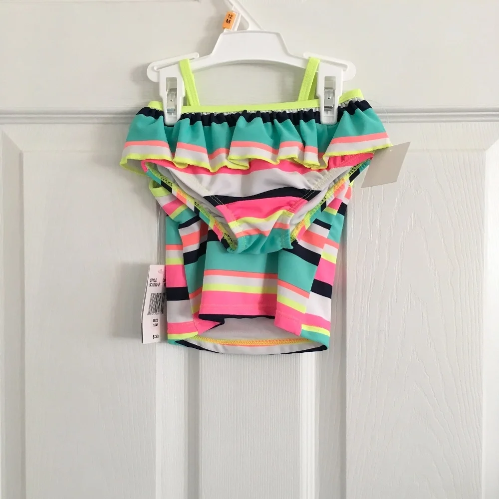 Carter's Striped Tankini Swimsuit Set